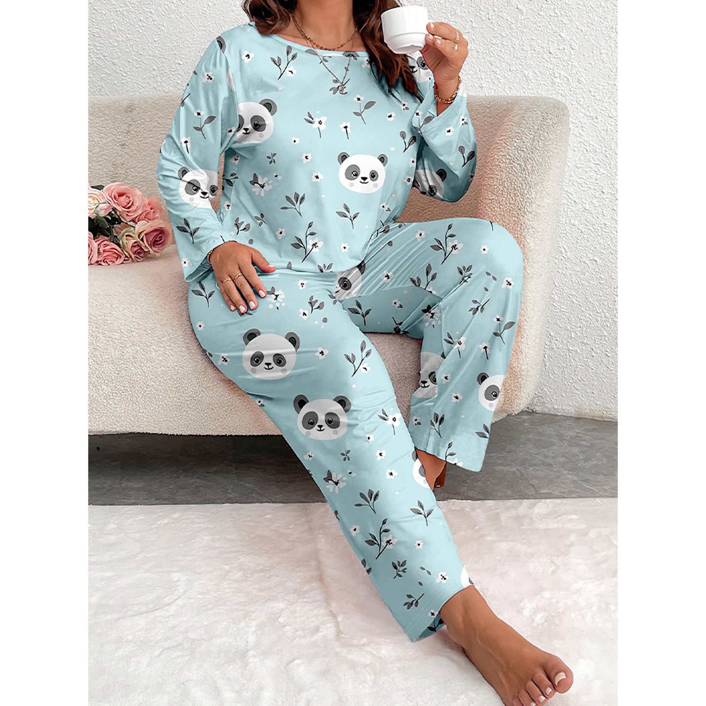 ValueVibe Women Print Pajama Sets 1523