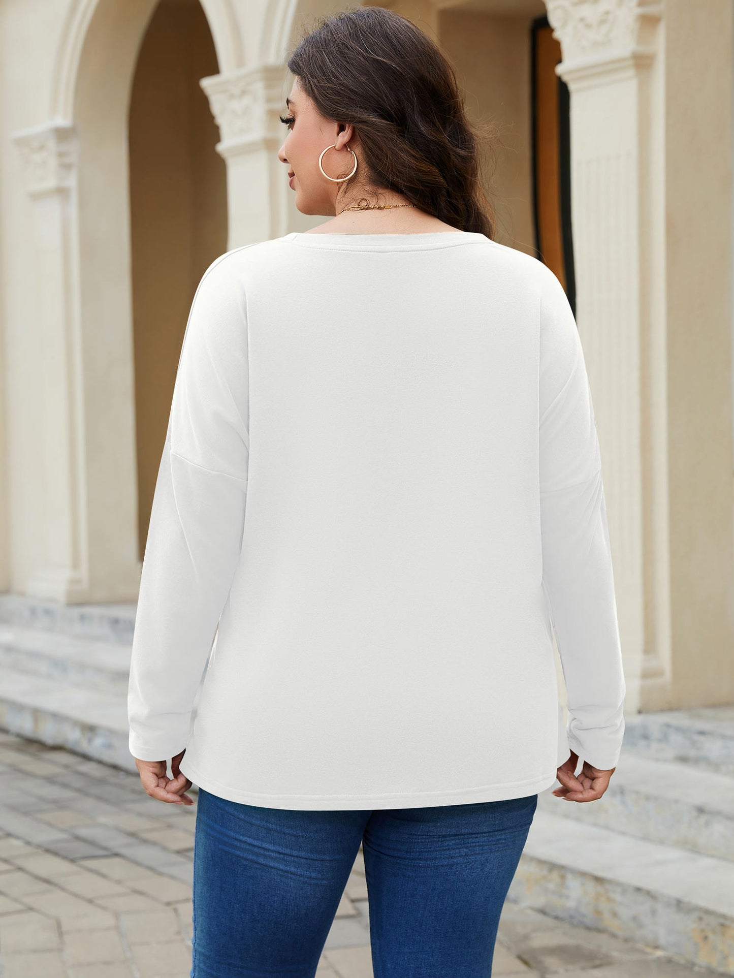 FlorCurve Long Sleeve Sweatshirts with Pockets 0170