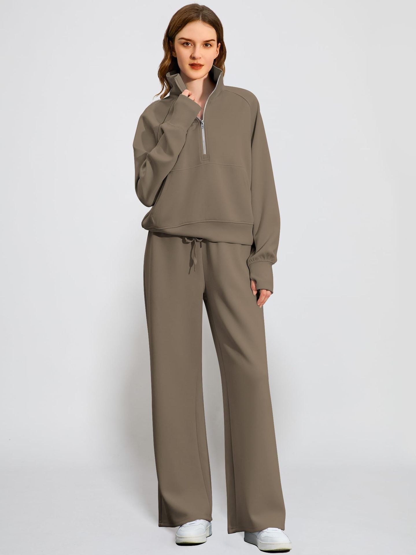 JYLFC Womens 2 Piece Outfits Set Lounge Hoodie 1542