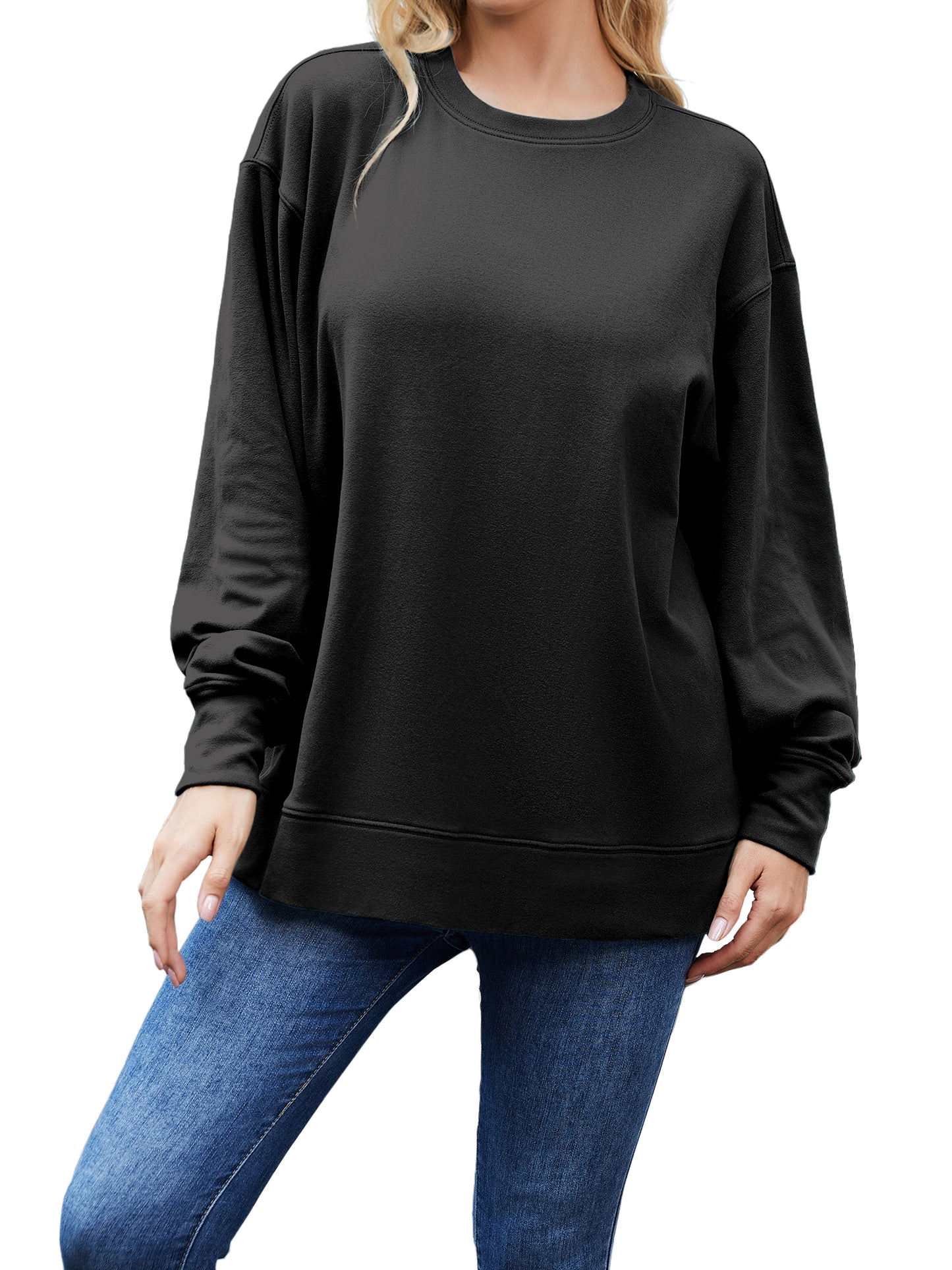 JYLFC  Women Plus Size  Long Sleeve Sweatshirts 1459