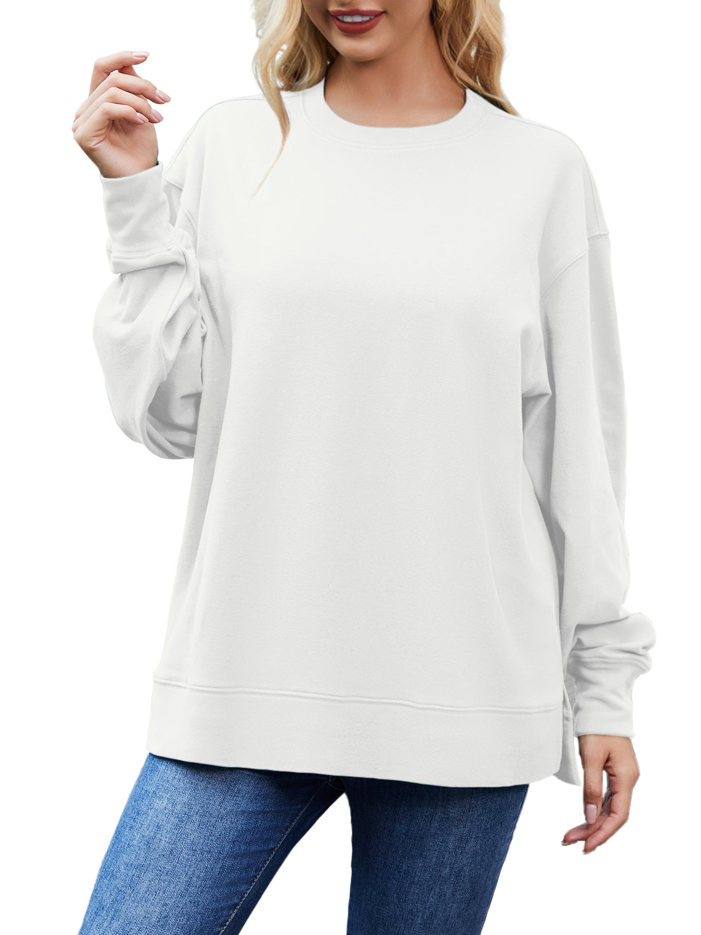 JYLFC  Women Plus Size  Long Sleeve Sweatshirts 1459
