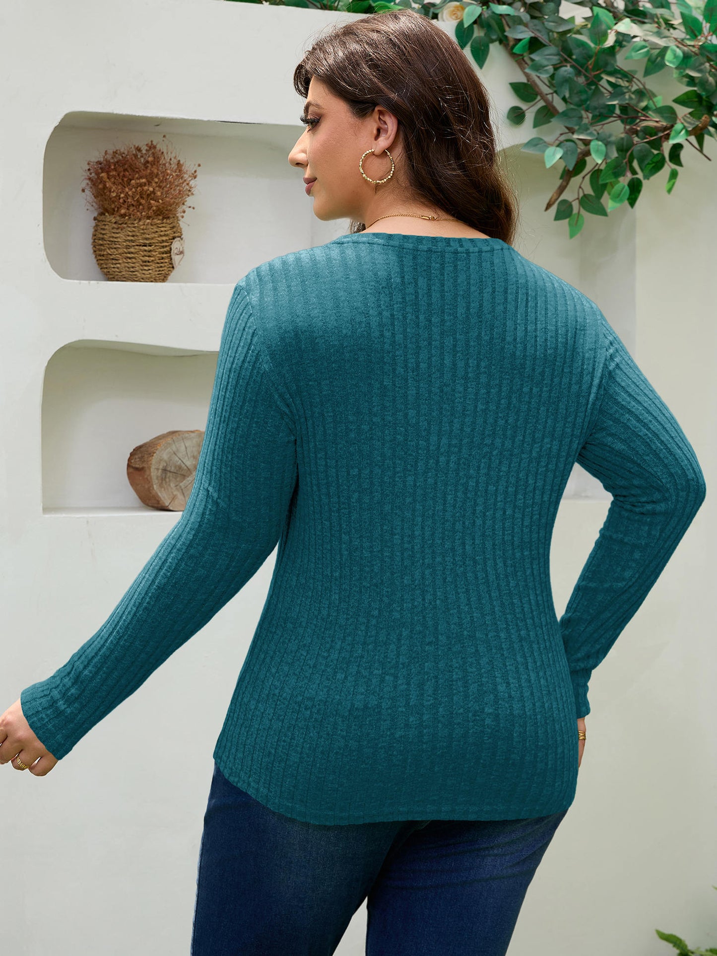 FlorCurve Women  Crew Neck Sweater 696