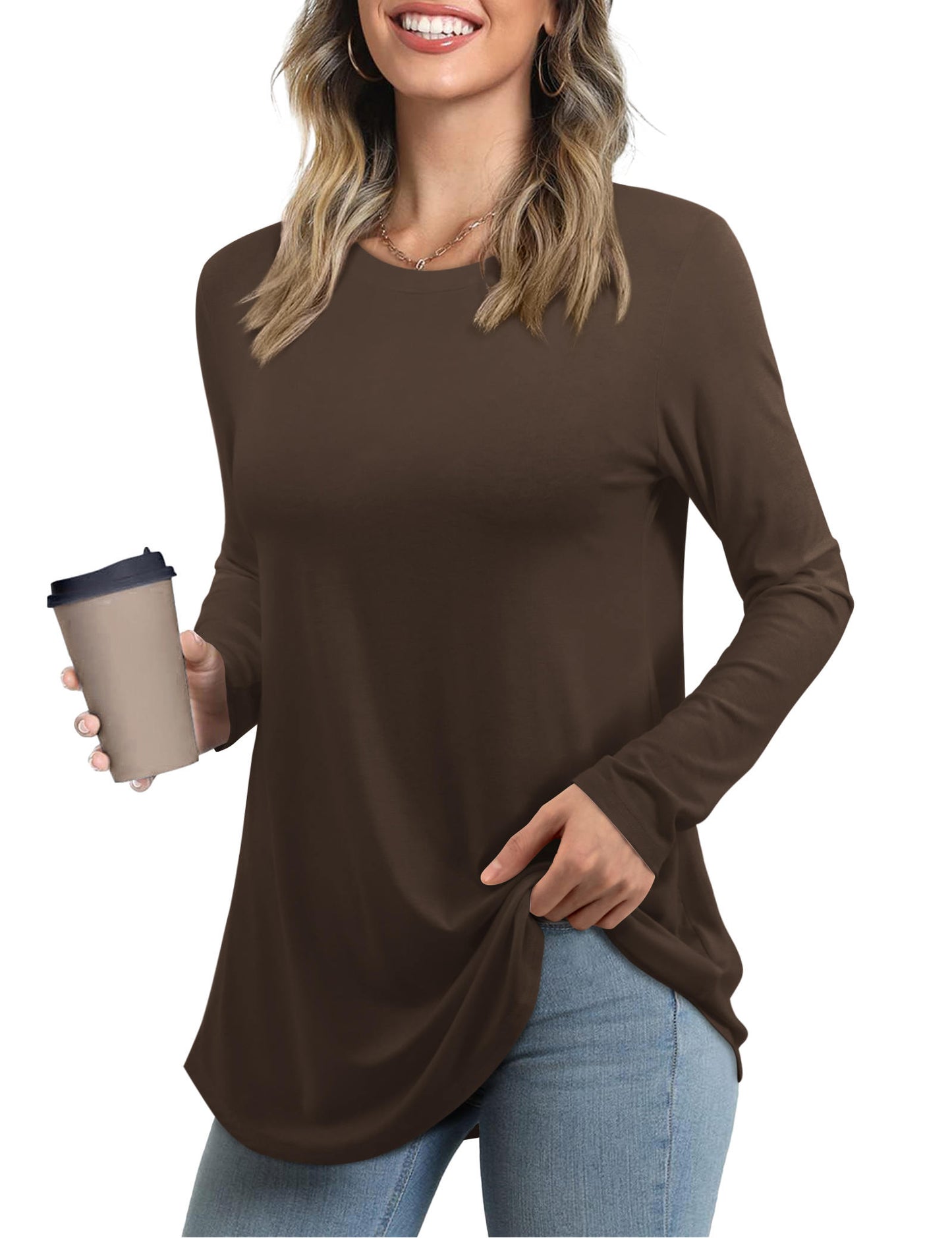 JYLFC Womens Shirts Raglan Round Neck Tops 726