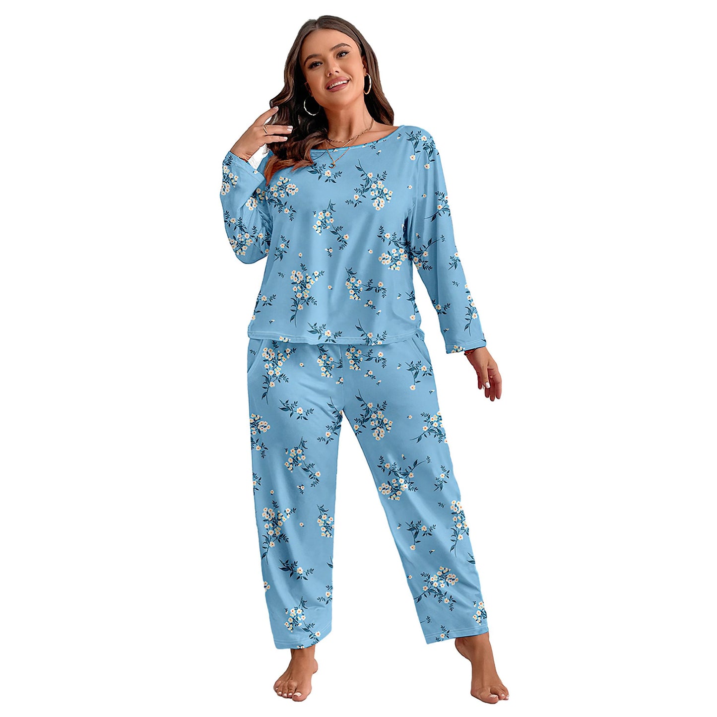 ValueVibe Women Print Pajama Sets 1523